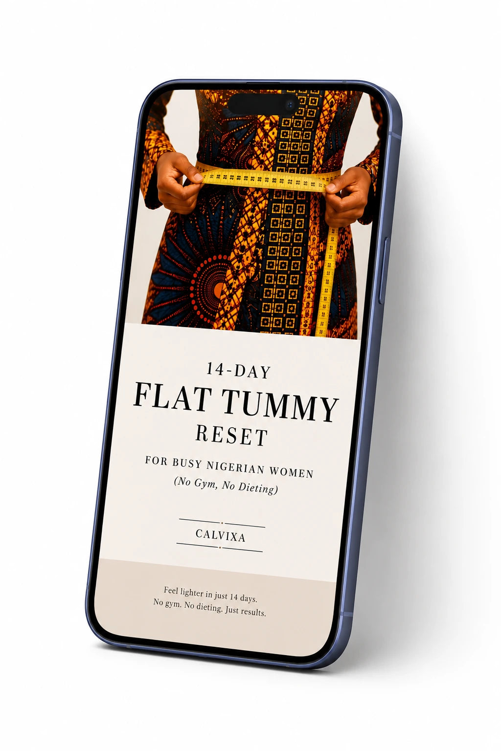 14-Day Flat Tummy Reset for Busy Nigerian Women (No Gym, No Dieting)