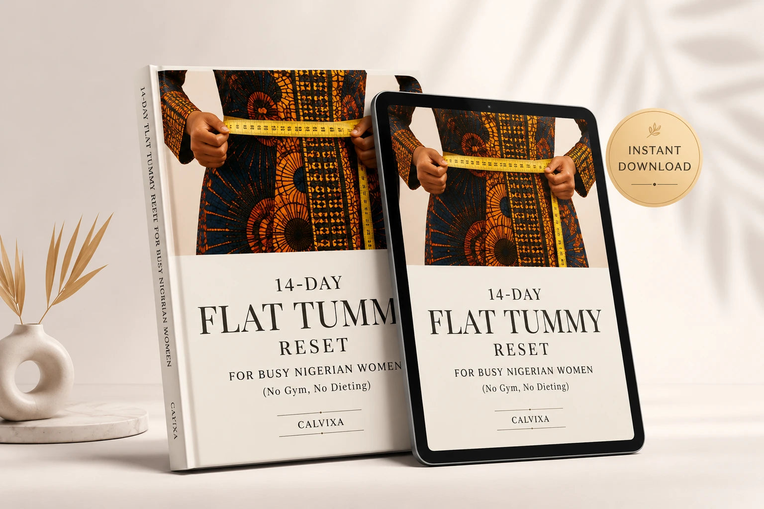 14-Day Flat Tummy Reset for Busy Nigerian Women (No Gym, No Dieting)